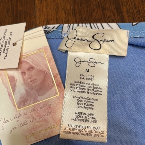 JESSICA Simpson daisy floral print bikini bottoms - Picture 3 of 4